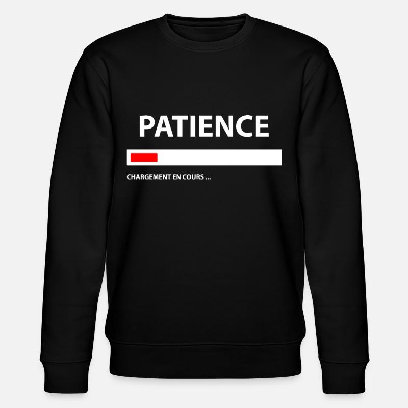 Loading Patience - Sweat bio CHANGER Stanley/Stella Unisexe - noir