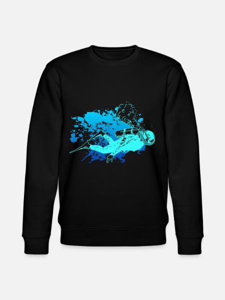 Diver - Stanley/Stella CHANGER Unisex Organic Sweatshirt - black