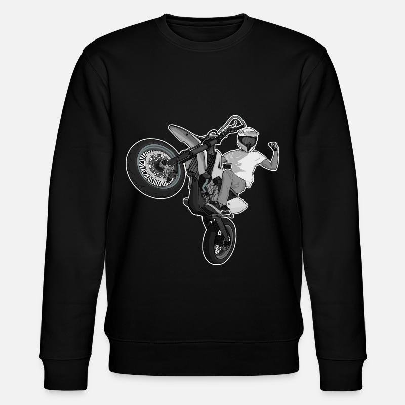 Supermotard / Supermotard / Supermotard Wheelie Bikers - Sweat bio CHANGER Stanley/Stella Unisexe - noir