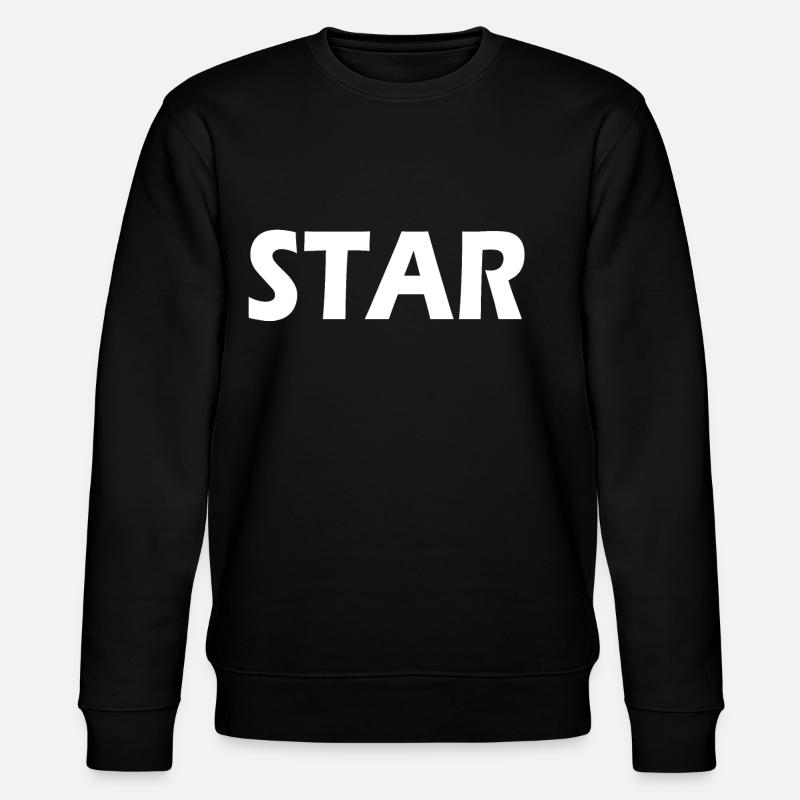 Star - Stanley/Stella CHANGER Unisex Organic Sweatshirt - black