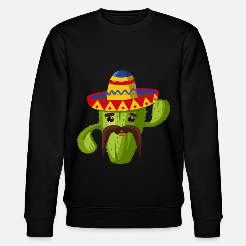 Cactus cactus Mexican - Stanley/Stella CHANGER Unisex Organic Sweatshirt - black
