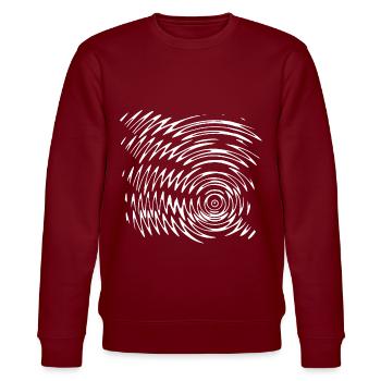Weisse Tribal - Sweat bio CHANGER Stanley/Stella Unisexe - bordeaux - Devant - Nik (191cm) & Marisol (170cm)