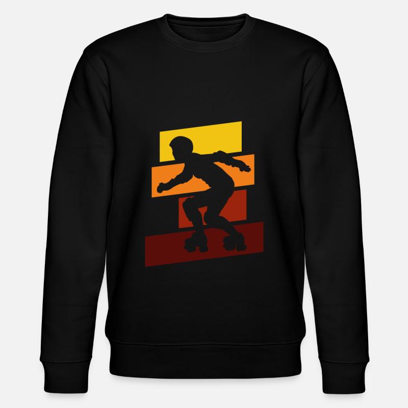 Roller derby - Stanley/Stella CHANGER Unisex Organic Sweatshirt - black