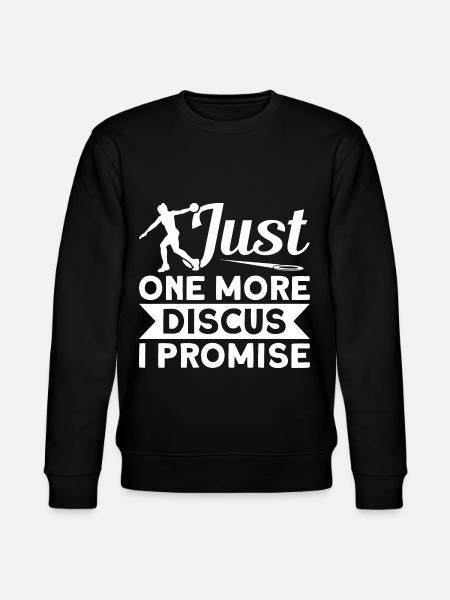 Diskuswurf Diskuswerfer Leichtathletik Diskus - Stanley/Stella Unisex Bio-Sweatshirt CHANGER  - Schwarz