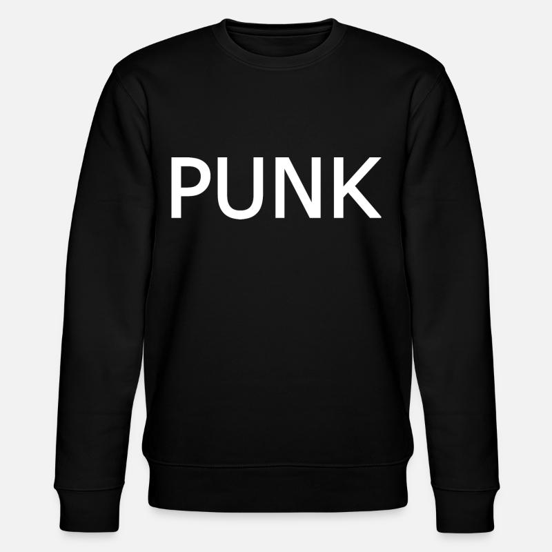 Punk - Stanley/Stella Unisex Bio-Sweatshirt CHANGER  - Schwarz