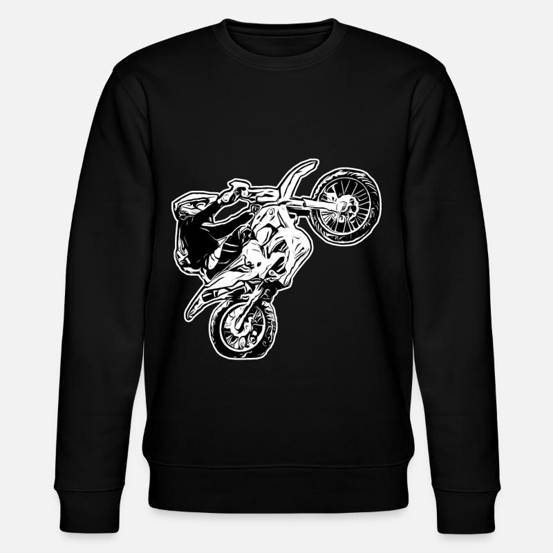 Supermoto / Supermotard / Supermoto Wheelie Biker - Sweat bio CHANGER Stanley/Stella Unisexe - noir