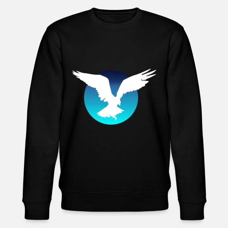 Flying Eagle - Stanley/Stella CHANGER Unisex Organic Sweatshirt - black