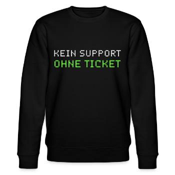 Informatiker Informatik Administrator - Stanley/Stella Unisex Bio-Sweatshirt CHANGER  - Schwarz - Vorne - Nik (191cm) & Marisol (170cm)