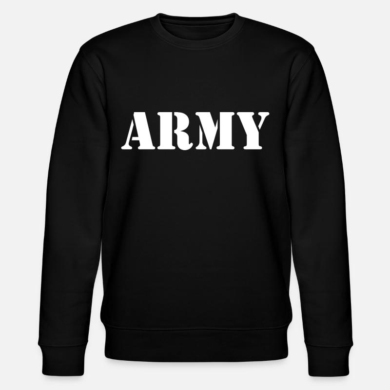 Army - Stanley/Stella Unisex Bio-Sweatshirt CHANGER - Schwarz