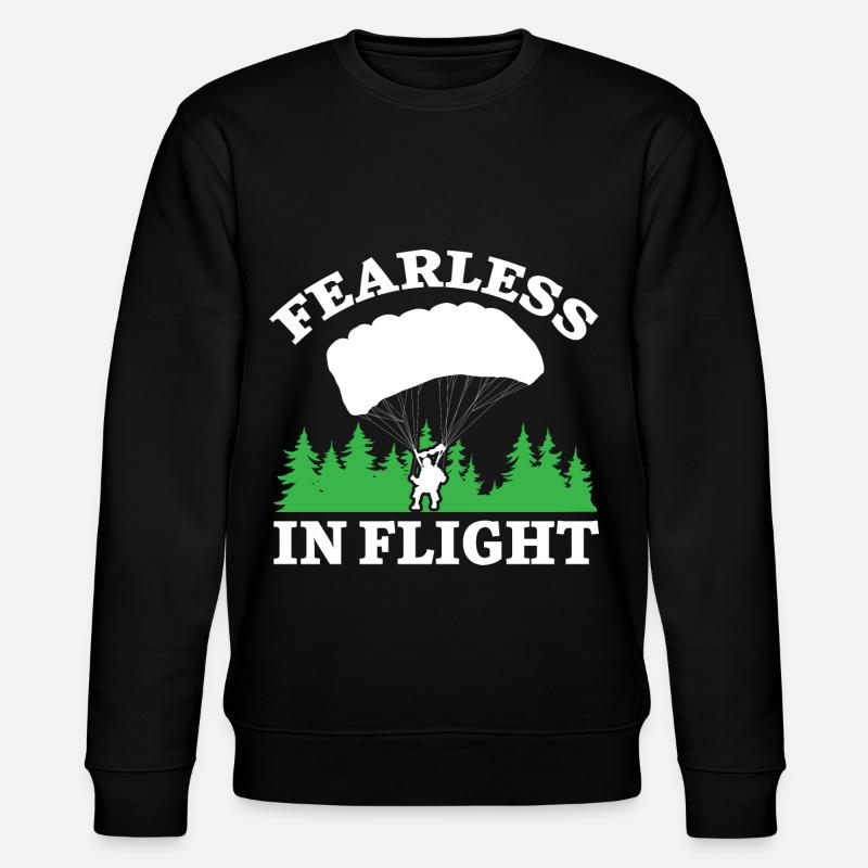 Parachutistes Parachutisme Parachutisme - Sweat bio CHANGER Stanley/Stella Unisexe - noir
