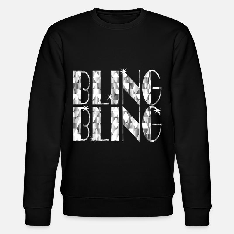 BLING BLING - Sweat bio CHANGER Stanley/Stella Unisexe - noir