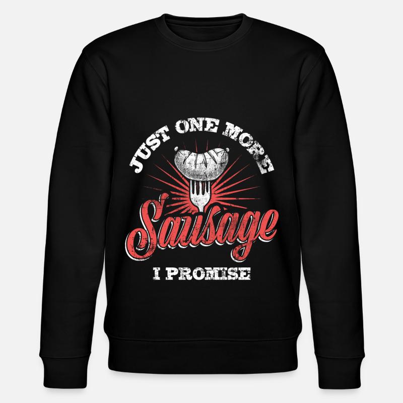 Wurst Würstchen - Stanley/Stella Unisex Bio-Sweatshirt CHANGER - Schwarz