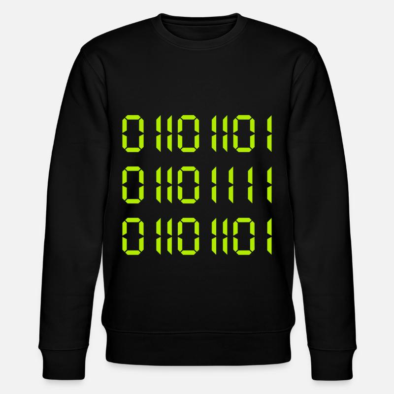 MOM - in Binary - Stanley/Stella CHANGER Unisex Organic Sweatshirt - black