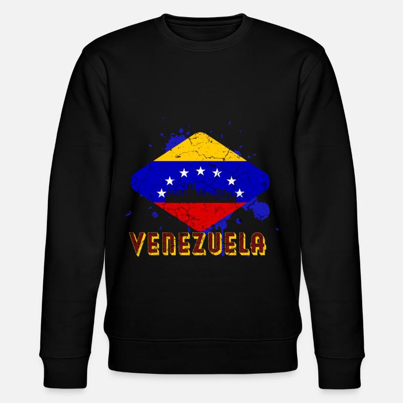 Drapeau du Venezuela - Sweat bio CHANGER Stanley/Stella Unisexe - noir