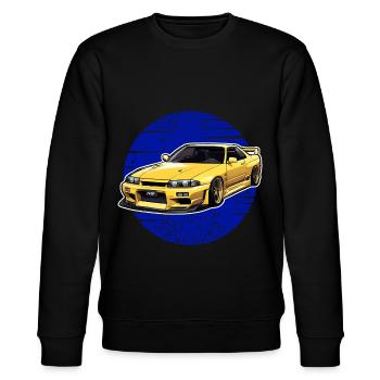 Jdm Halloween edition / Tuning Mechanic Costume - Stanley/Stella CHANGER Unisex Organic Sweatshirt - black - Front - Nik (191cm) & Marisol (170cm)