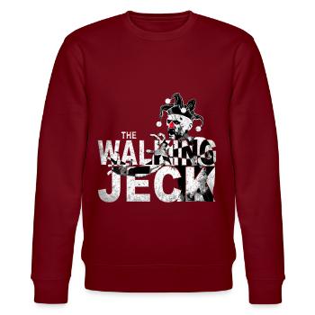 The walking jeck carnaval bestseller shirt - Sweat bio CHANGER Stanley/Stella Unisexe - bordeaux - Devant - Nik (191cm) & Marisol (170cm)