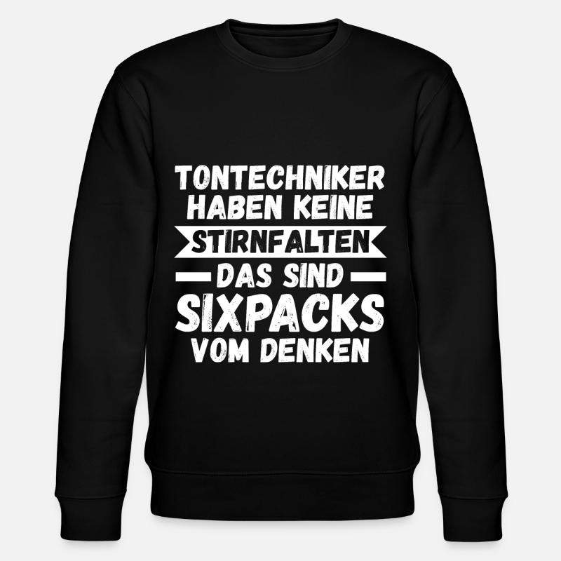 Toningenieur Tontechnik Tontechniker - Stanley/Stella Unisex Bio-Sweatshirt CHANGER  - Schwarz