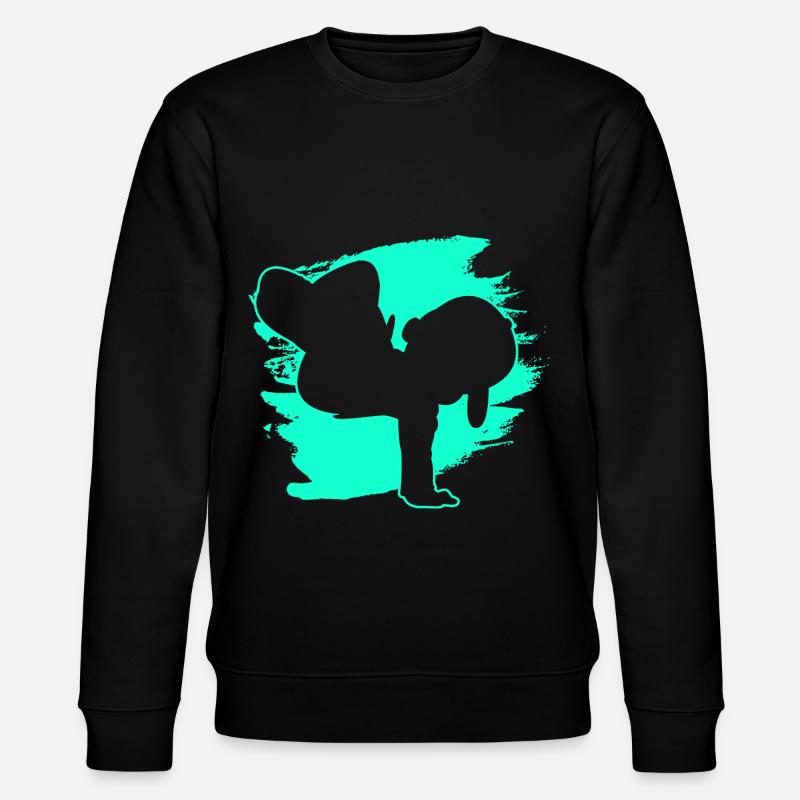Breakdancer Breakdancing Boy - Stanley/Stella CHANGER Unisex Organic Sweatshirt - black