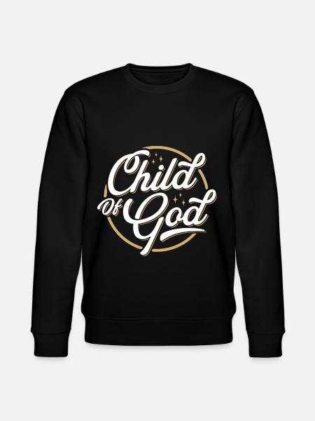 Child of God - Stanley/Stella CHANGER Unisex Organic Sweatshirt - black