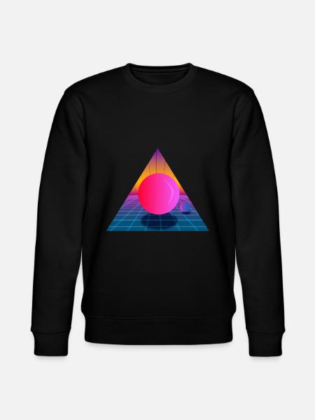 Dynamisches Retrovideogame Shirt Geschenk - Stanley/Stella Unisex Bio-Sweatshirt CHANGER  - Schwarz