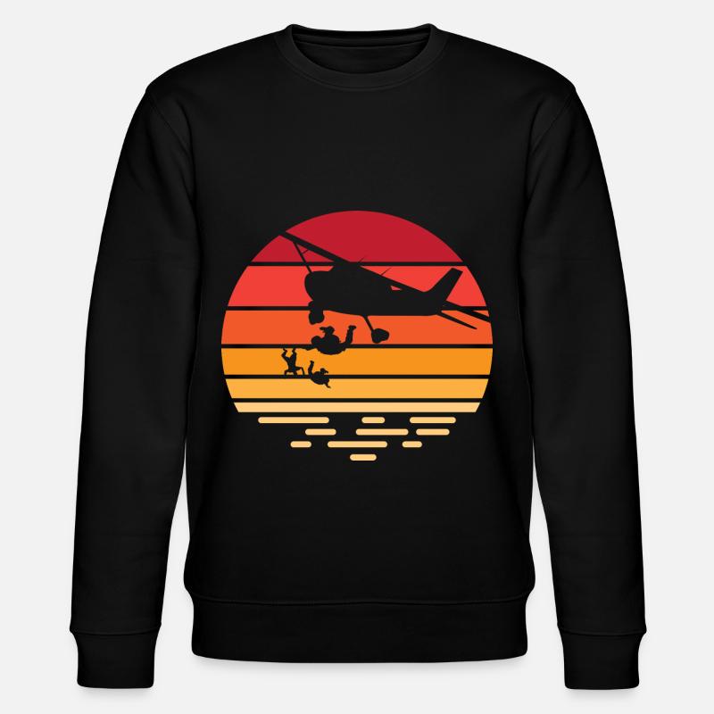 Skydive Parachutiste Skydiver - Sweat bio CHANGER Stanley/Stella Unisexe - noir