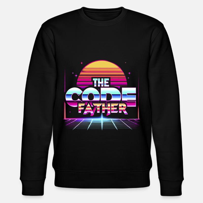 The Codefather 5 - Stanley/Stella Unisex Bio-Sweatshirt CHANGER  - Schwarz