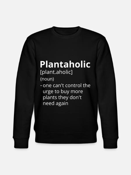 Plantaholic Definition Description - Stanley/Stella CHANGER Unisex Organic Sweatshirt - black