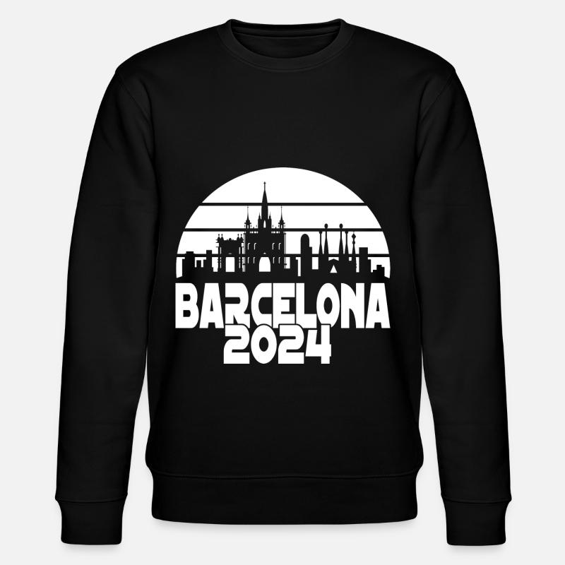 Barcelona 2024 - Stanley/Stella CHANGER Unisex Organic Sweatshirt - black