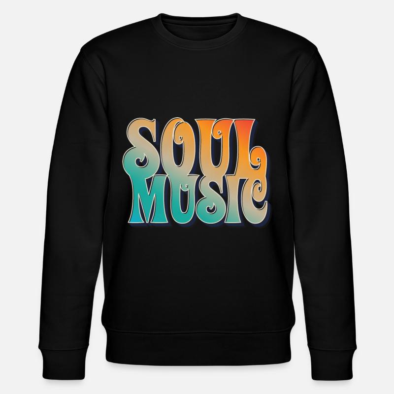 Soul Musik - Stanley/Stella Unisex Bio-Sweatshirt CHANGER  - Schwarz