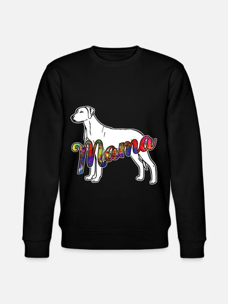 Rhodesian Ridgeback Rhodesian Ridgeback Mama - Stanley/Stella CHANGER Unisex Organic Sweatshirt - black