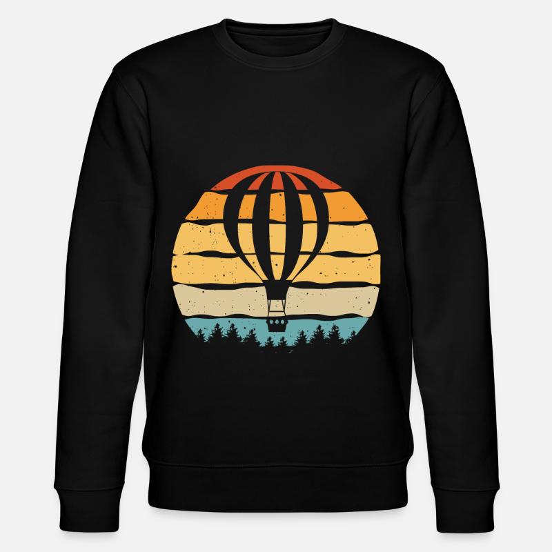Montgolfière Retro Ballons Ballons - Sweat bio CHANGER Stanley/Stella Unisexe - noir