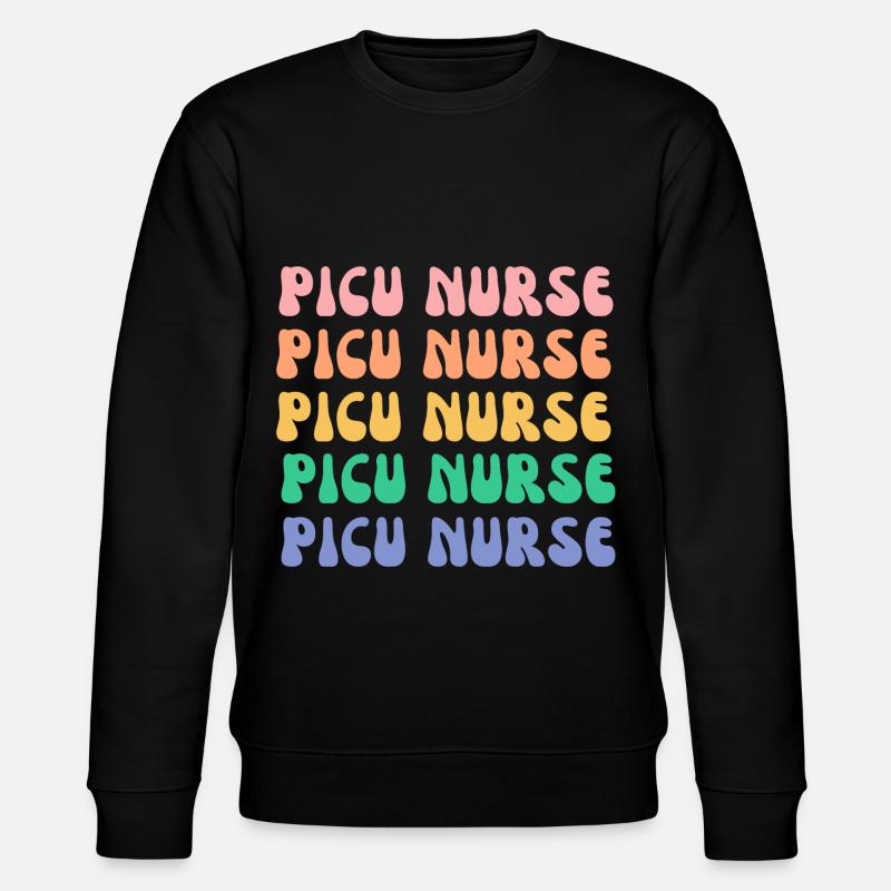 Picu Krankenschwester - Stanley/Stella Unisex Bio-Sweatshirt CHANGER  - Schwarz