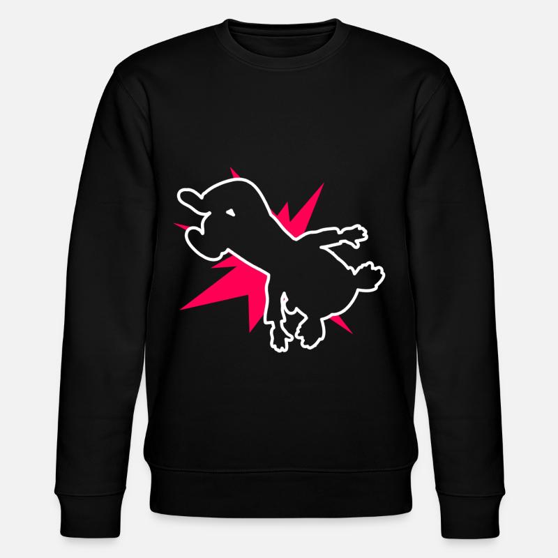 Breakdance Girl Breakdancing Dancer - Stanley/Stella CHANGER Unisex Organic Sweatshirt - black