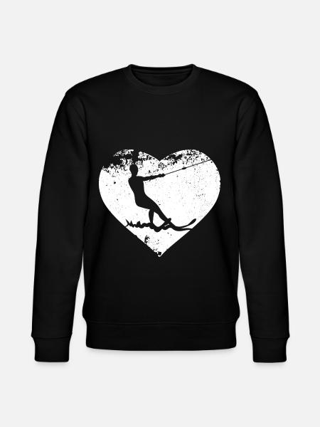Water skiing Waterskiing Water skiers - Stanley/Stella CHANGER Unisex Organic Sweatshirt - black