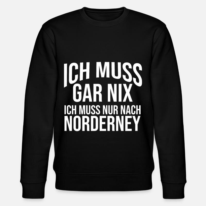 Nordsee Norderney - Stanley/Stella Unisex Bio-Sweatshirt CHANGER - Schwarz