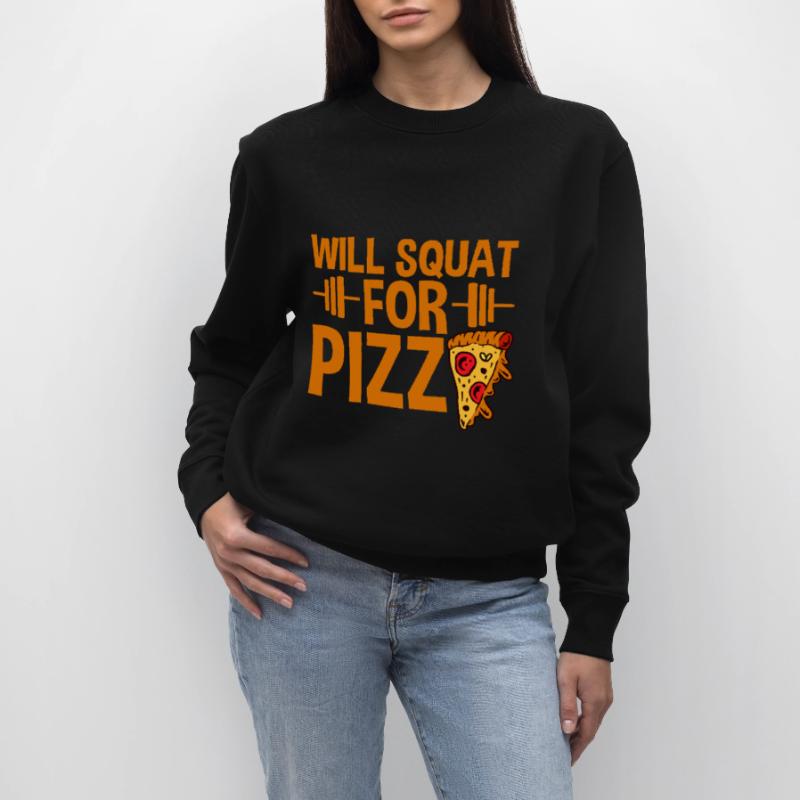 Will Squat For Pizza 2 Stanley/Stella CHANGER Unisex Organic Sweatshirt