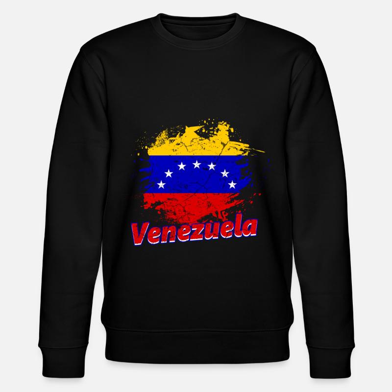 Drapeau du Venezuela - Sweat bio CHANGER Stanley/Stella Unisexe - noir