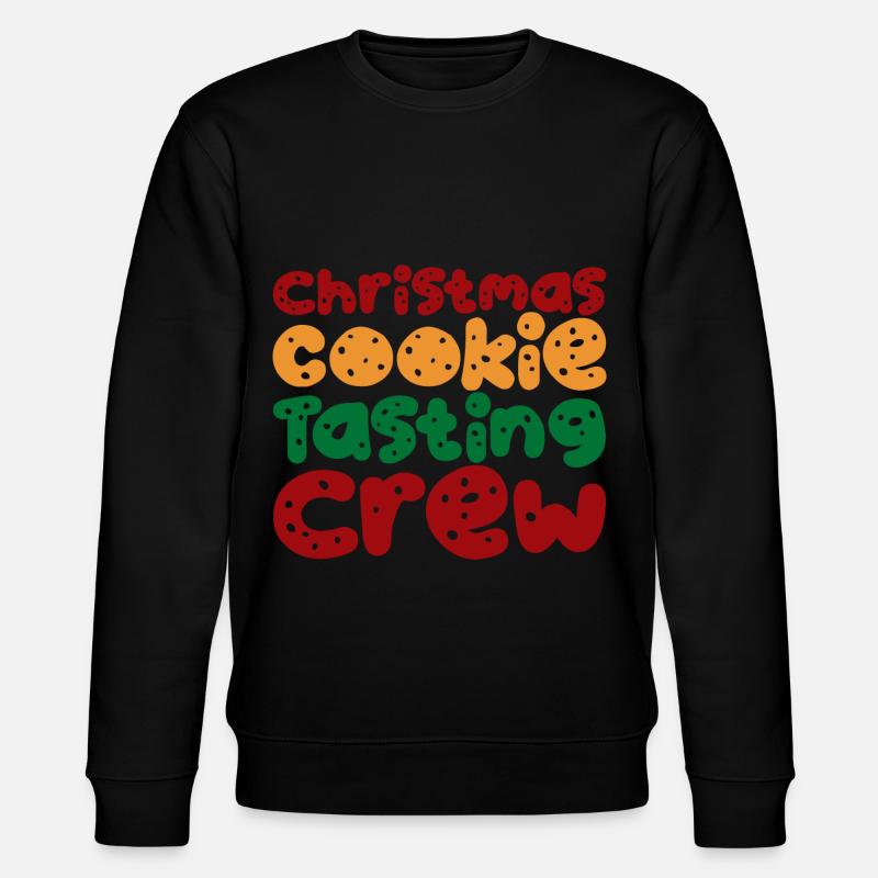 Christmas Cookie Tasting Crew - Stanley/Stella CHANGER Unisex Organic Sweatshirt - black