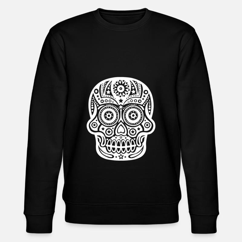 crâne - Sweat bio CHANGER Stanley/Stella Unisexe - noir