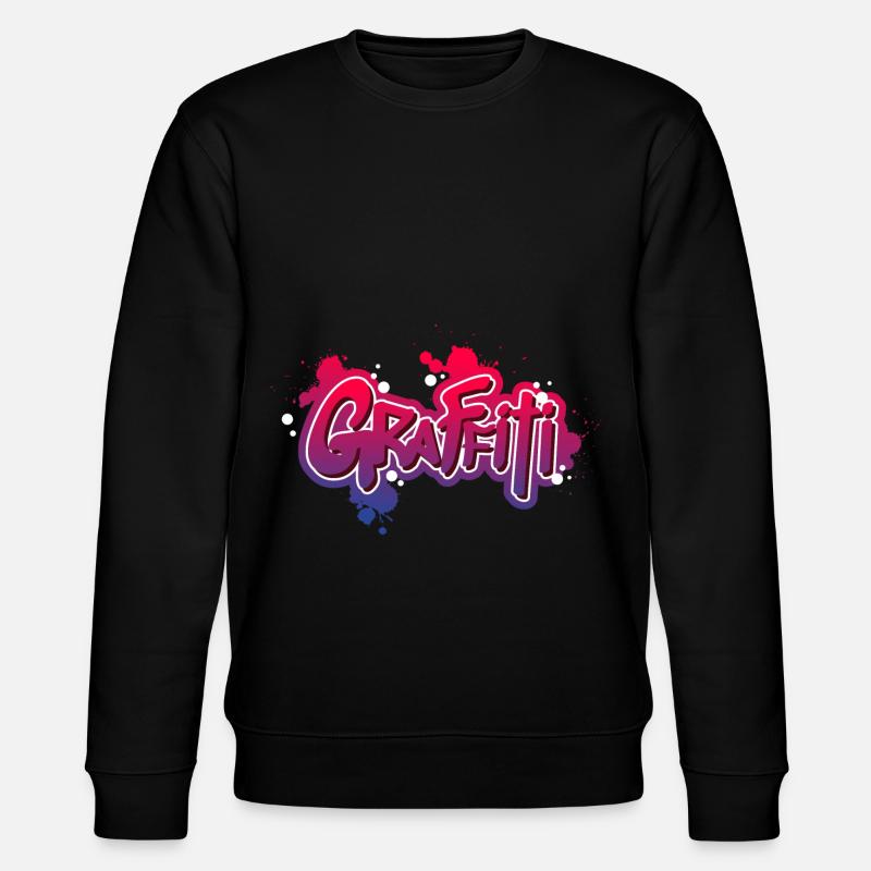 graffiti - Stanley/Stella CHANGER Unisex Organic Sweatshirt - black