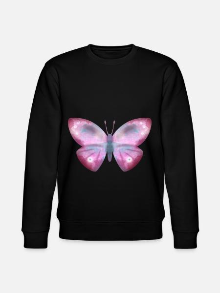 Schmetterling - Stanley/Stella Unisex Bio-Sweatshirt CHANGER - Schwarz