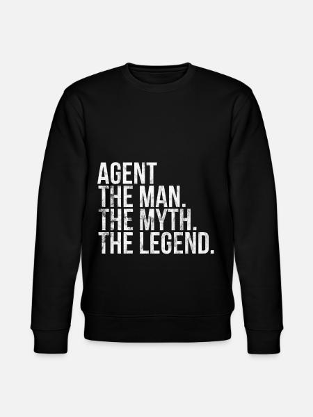 Agent gift idea agent - Stanley/Stella CHANGER Unisex Organic Sweatshirt - black