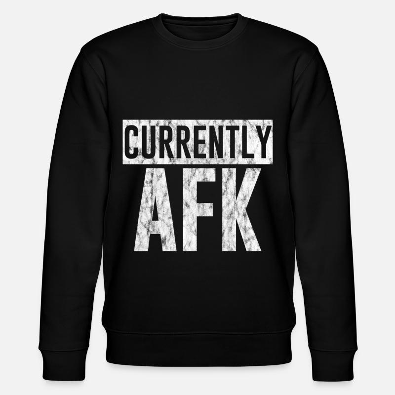 Currently Afk 3 - Stanley/Stella CHANGER Unisex Organic Sweatshirt - black