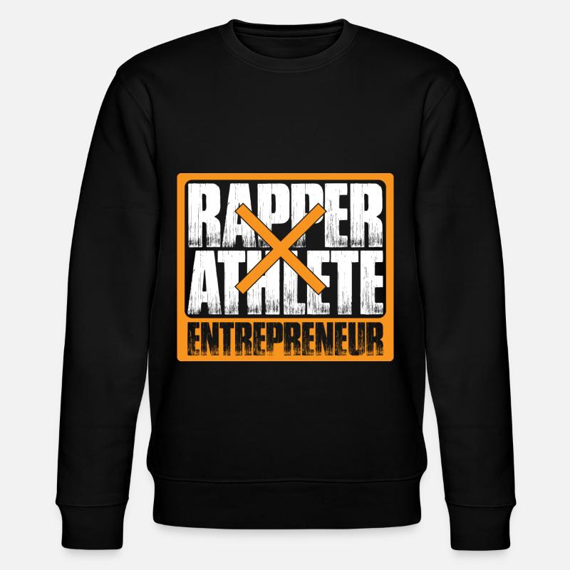 Rapper Athlete Entrepreneur 42 - Stanley/Stella Unisex Bio-Sweatshirt CHANGER  - Schwarz