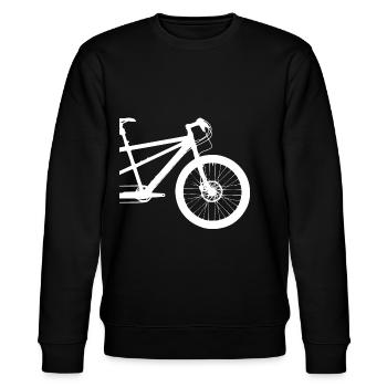 Tandem vorne - Stanley/Stella Unisex Bio-Sweatshirt CHANGER  - Schwarz - Vorne - Nik (191cm) & Marisol (170cm)