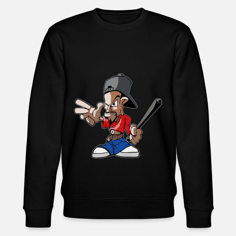 Graffiti de gangster - Sweat bio CHANGER Stanley/Stella Unisexe - noir