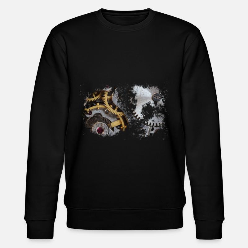 Automatic movement - Stanley/Stella CHANGER Unisex Organic Sweatshirt - black