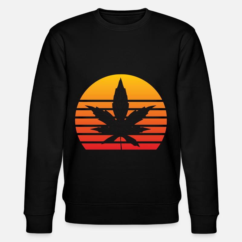 Weed Cannabis - Stanley/Stella Unisex Bio-Sweatshirt CHANGER - Schwarz