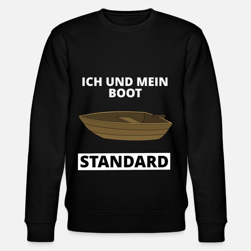 Standard boat gift - Stanley/Stella CHANGER Unisex Organic Sweatshirt - black