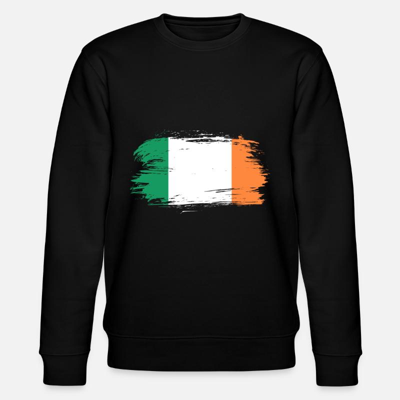Irlande Drapeau - Sweat bio CHANGER Stanley/Stella Unisexe - noir